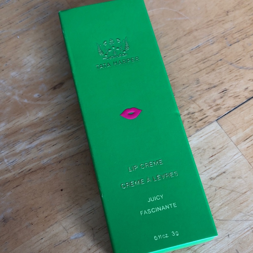 Tata Harper Lip Crème Shade Juicy 3g Full Size NIB Cruelty Free Discontinued